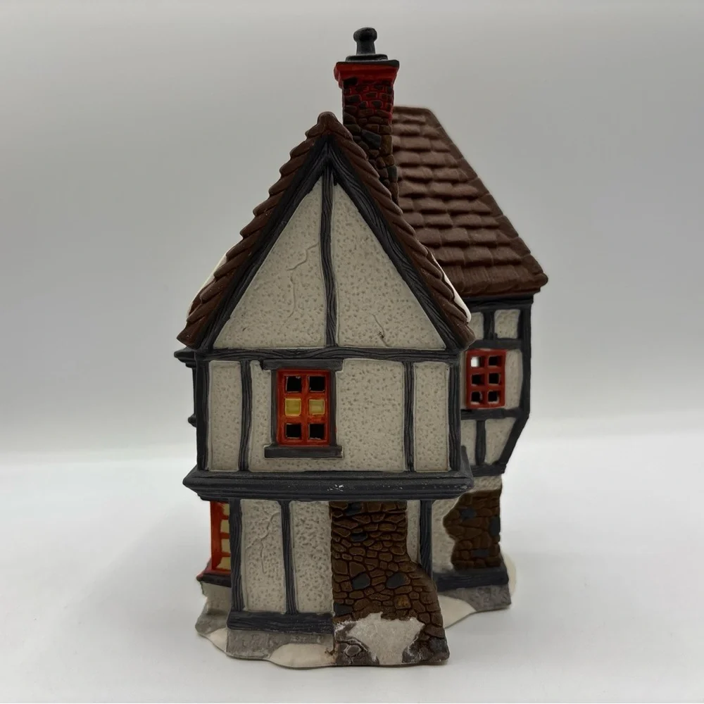 Department 56 1990 HVC Dickens‎ Village Series Tutbury Printer 5568-9 Vintage